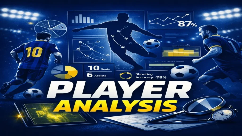 Player analysis with tactical breakdown, performance insights, and football statistics visualization from MatchInsight.news